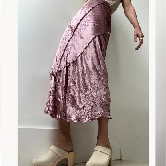 Free People Velvet Midi Skirt - Picture 2 of 7
